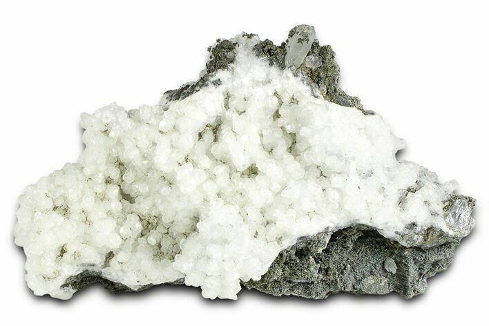 Lustrous Calcite Crystal Cluster on Marcasite - Mexico #373565